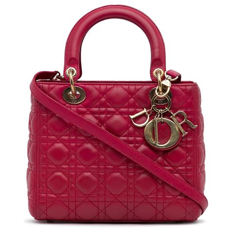 soft lady dior rouge moyen sandl8 agneau